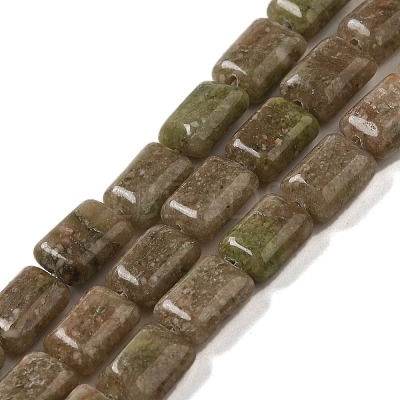 Natural China Unakite Beads Strands G-G085-A27-01-1