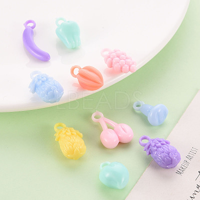 Opaque Acrylic Beads X-TACR-S154-45D-1