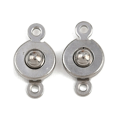 304 Stainless Steel Snap Clasps STAS-K311-03P-1