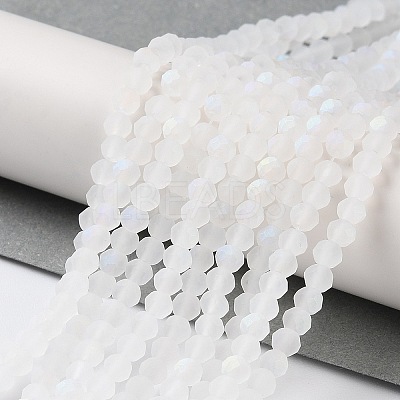 Imitation Jade Glass Beads Strands EGLA-A034-T3mm-MB19-1