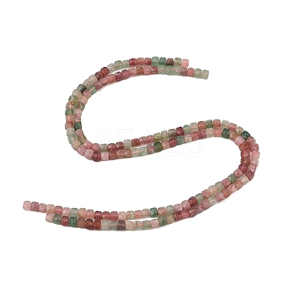 Natural Red and Green Strawberry Quartz Beads Strands GG-NH0006-A01-1