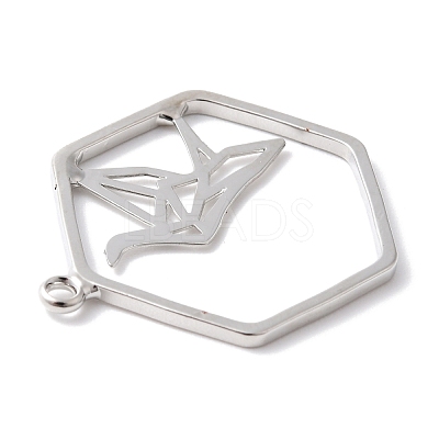 Alloy Hollow Pendants PALLOY-P239-04P-1