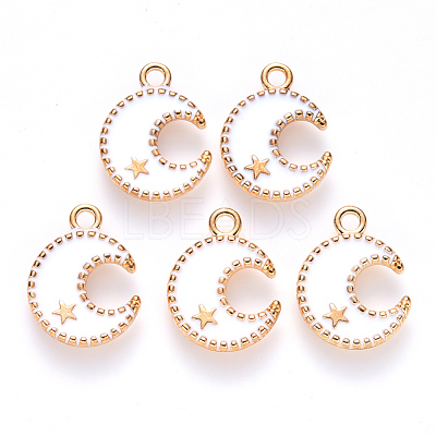 Alloy Enamel Pendants ENAM-S121-063B-1