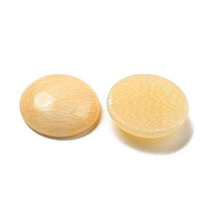 Natural Yellow Jade Cabochons G-C115-02A-31-1