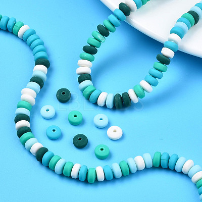 Handmade Polymer Clay Beads Strands CLAY-N008-008U-1