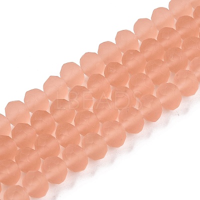 Transparent Glass Beads Strands EGLA-A044-T8mm-MD21-1
