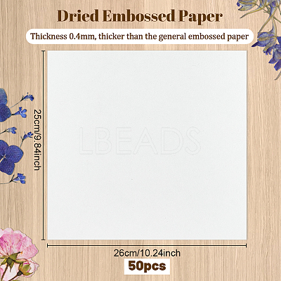 Dried Embossed Paper DIY-WH0622-646C-1