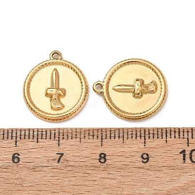 304 Stainless Steel Pendants STAS-K331-01B-G-1