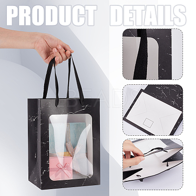 Paper Gift Storage Bags with Handle CARB-WH0017-10B-02-1