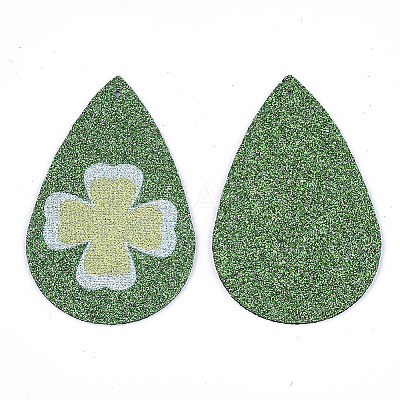 PU Leather Big Pendants LS-FIND-S311-006C-1