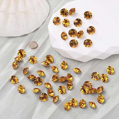 Preciosa&reg MAXIMA Crystal Round Stones Y-PRC-RBSS6-10070-1