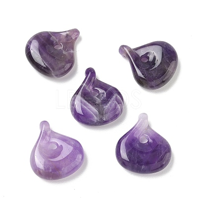 Natural Amethyst Pendants GG-CBA12F1-01B-1