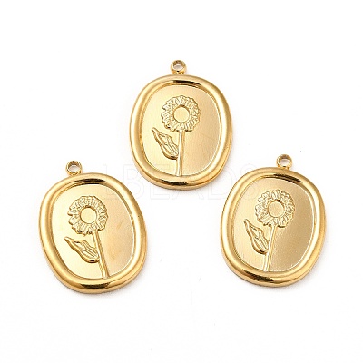 Ion Plating(IP) 304 Stainless Steel Pendants STAS-H172-17G-1