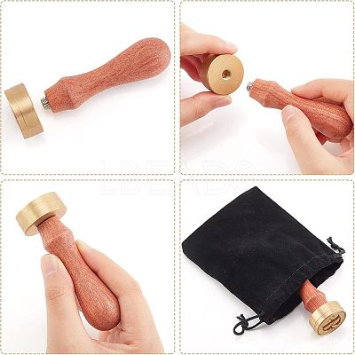 1Pc Brass Stamp Head DIY-OC0008-30B-1