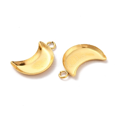 Ion Plating(IP) 304 Stainless Steel Pendant Cabochon Settings STAS-F167-27G-1