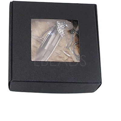 Square Paper Boxes with Clear Window SOAP-PW0001-169D-02-1