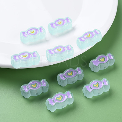 Transparent Acrylic Beads MACR-S374-05B-05-1