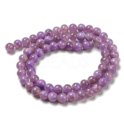 Dyed Natural White Jade Beads Strands G-F764-01B-1