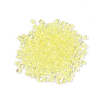 8/0 Inside Colours Transparent Glass Seed Beads X1-SEED-T007-06C-1