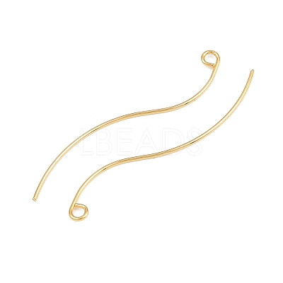 Brass Earring Findings KK-A274-17C-G-1