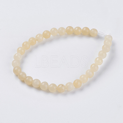 Natural Topaz Jade Beads Strands X-G-G515-10mm-03B-1
