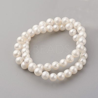 Natural Cultured Freshwater Pearl Beads Strands PEAR-G007-38-1