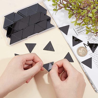 Sew on Acrylic Mirror Rhinestones DIY-GA0002-40-1