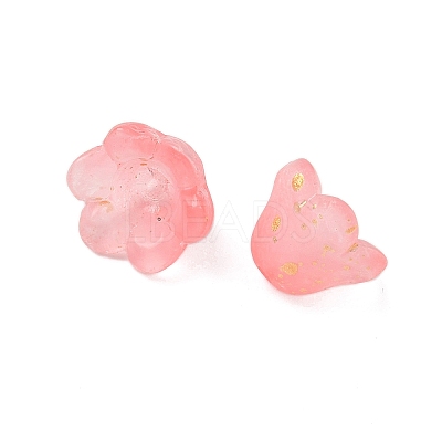 Frosted Glass Bead Cap FGLA-C001-01D-1