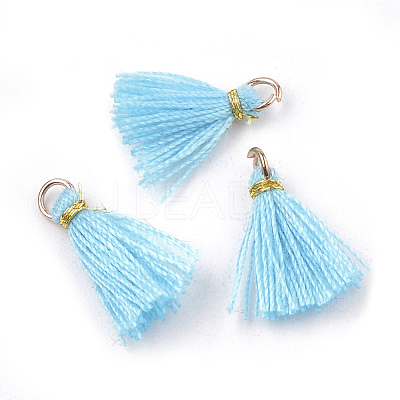 Polycotton(Polyester Cotton) Tassel Pendant Decorations FIND-S281-15-1