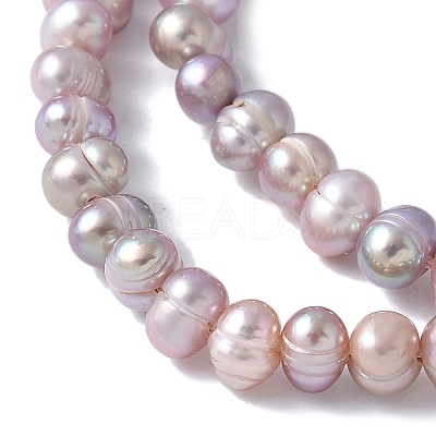 Natural Cultured Freshwater Pearl Beads Strands PEAR-I007-07M-02-1