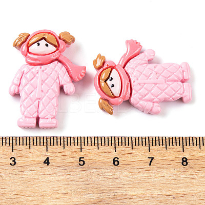 Christmas Decorations Theme Opaque Resin Decoden Cabochons RESI-Z026-01O-1
