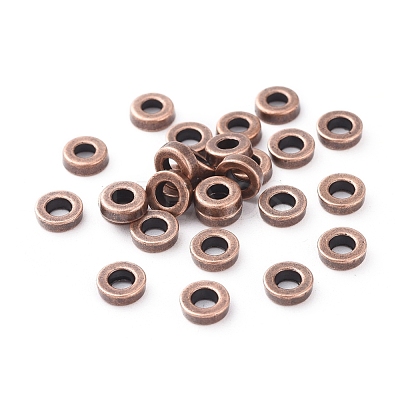 Tibetan Style Alloy Beads TIBEB-P002-07R-NR-1