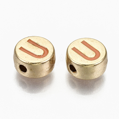 Alloy Enamel Beads X-ENAM-S122-029U-RS-1
