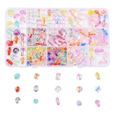 Transparent Acrylic Beads TACR-YW0001-31-1