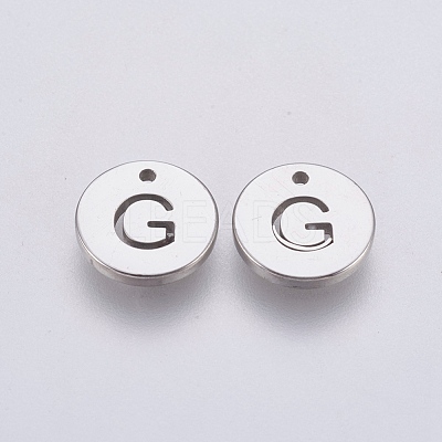 Non-Tarnish 304 Stainless Steel Charms STAS-P212-15P-07-1