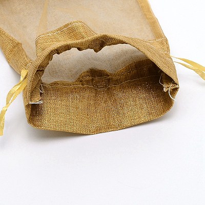 Burlap Packing Pouches Drawstring Bag ABAG-TAC0006-01A-1