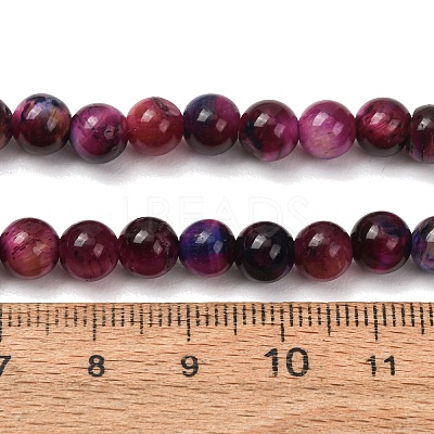 Natural Tiger Eye Beads Strands G-F591-18-6mm-10-1
