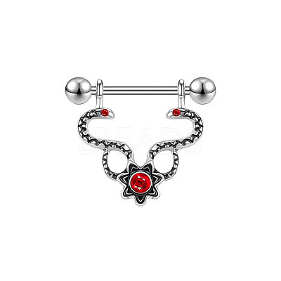 304 Stainless Steel Nipple Rings WG424A2-15-1