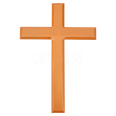 Cross Wood Wall Decorations AJEW-WH0596-673-1