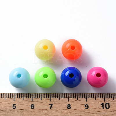 Opaque Acrylic Beads MACR-S370-C12mm-M2-1
