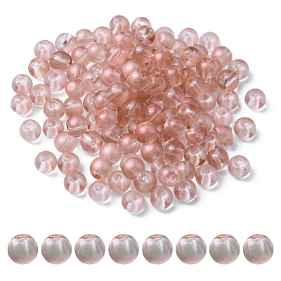 6/0 Transparent Glass Seed Beads SEED-YW0002-11C-1