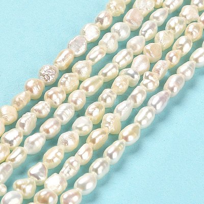 Natural Keshi Pearl Beads Strands PEAR-E016-102-1