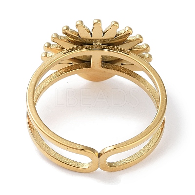 Ion Plating(IP) 304 Stainless Steel Ring RJEW-B059-01G-04-1