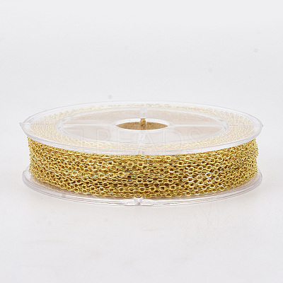 Brass Coated Iron Cable Chains CH-T002-05G-1