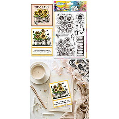 PVC Plastic Clear Stamps DIY-WH0631-0714-1