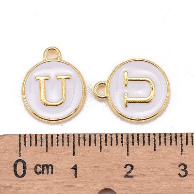 Golden Plated Alloy Charms LS-ENAM-S118-01U-1