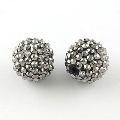 Resin Rhinestone Beads RESI-S315-18x20-02-1