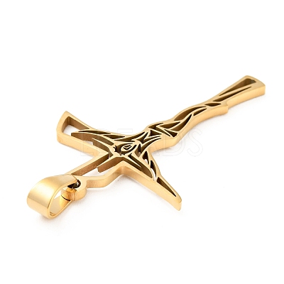 201 Stainless Steel Pendants STAS-E015-12G-1