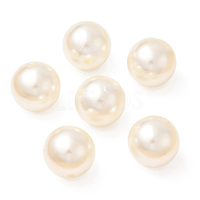 ABS Plastic Imitation Pearl Round Beads X-SACR-S074-20mm-A41-1