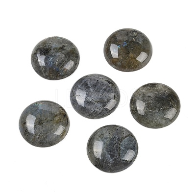 Natural Labradorite Cabochons G-H1596-FR-25mm-05-1